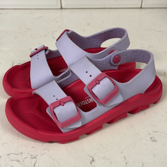Birkenstock Other - Birkenstock Mogami Birko-Flor Size US 2 Euro 33 Pink & Purple Sandals